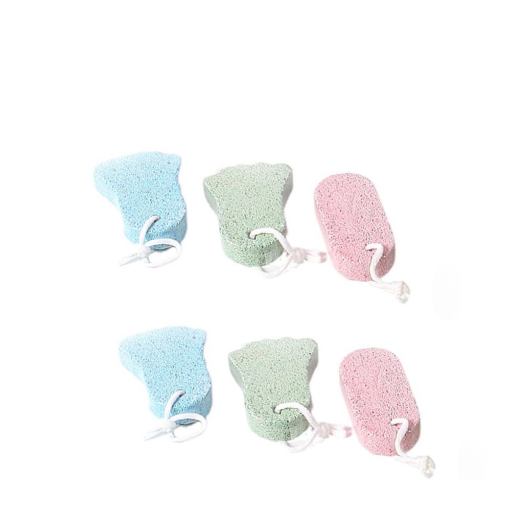 Didiseaon 6pcs Pumice Stone Foot Callus Remover Foot File Shaver Pedicure Skin Scrubber