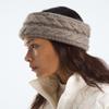 The North Face Women's Oh Mega Headband | Winter Ear Warmer with Soft Cable Knit Texture & Fleece Lining, Mocha Brown, One Size view 2