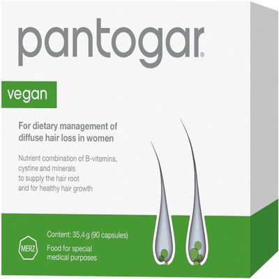 Made in Germany Under Merz Licence Premium Package made for Vegan Pantogar Pantovigar Capsules Hair Loss and Nails Original