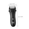 Didiseaon Rechargeable Body Hair Trimmer for Men Portable Electric Trimmer for Grooming Clipper for Groin and Underarm Hair Removal Compact Design for Travel Use view 3
