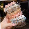 VICASKY 2pcs Sparkling Crystal Hair Comb Rhinestone Side Comb for Women for Weddings view 3