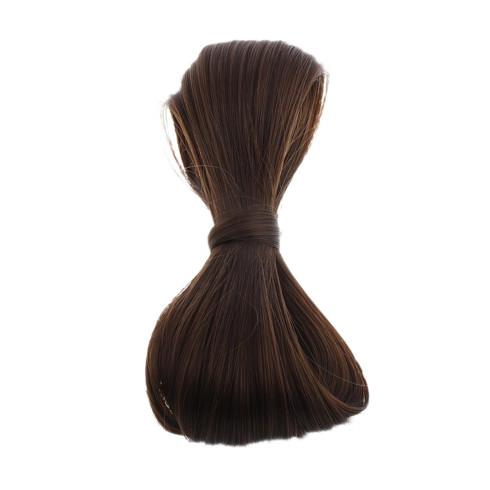 Didiseaon Women Hanfu Hair Accessories Elegant Butterfly Bow Bun Wig for Traditional Styles Comfortable for Occasions for Special Events and Everyday Use