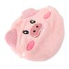 FOMIYES Face Towel Moisturizing Function Soft Coral Fleece Warmer for Spa Skin Cartoon Pig Design Deep Cleansing Facial Steamer Towel for Boys and and Adults Pink view 1