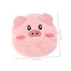 FOMIYES Face Towel Moisturizing Function Soft Coral Fleece Warmer for Spa Skin Cartoon Pig Design Deep Cleansing Facial Steamer Towel for Boys and and Adults Pink view 2