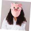 FOMIYES Face Towel Moisturizing Function Soft Coral Fleece Warmer for Spa Skin Cartoon Pig Design Deep Cleansing Facial Steamer Towel for Boys and and Adults Pink view 4