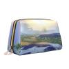 YVNKHKU Makeup Bag Women Toiletrie Showe Brush Skin Care Travel Organizer Purse Me Large Makeup Purse Accessories, Tote boreal forest view 2