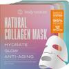 Body Restore Natural Collagen Face Mask 12 Pack  Valentines Day Gifts for Her and Him, Korean Skin Care Mask with Fermented Coconut Water, Birthday Gifts for Women & Men, Dry Skin  Variety view 1