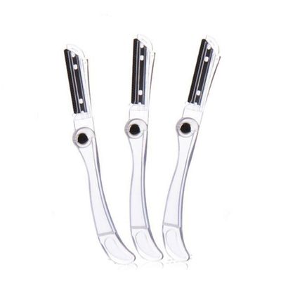 FOMIYES 6pcs Women Eyebrow Razor Kit Facial Hair Remover Eyebrow Shaper Safe for Makeup Portable Random Colors