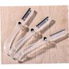 FOMIYES 6pcs Women Eyebrow Razor Kit Facial Hair Remover Eyebrow Shaper Safe for Makeup Portable Random Colors view 2