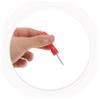 10Pcs Eyelash Bottle Piercing Needles Tool Stainless Steel Nozzle Pins for Salon Supplies Blocking Design for Lash Extension Applications Handle view 3