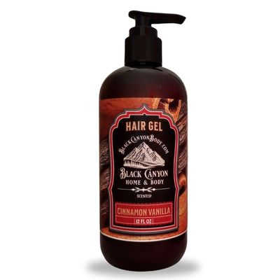 Black Canyon Cinnamon Vanilla Scented Protein Hair Gel, 12 Oz