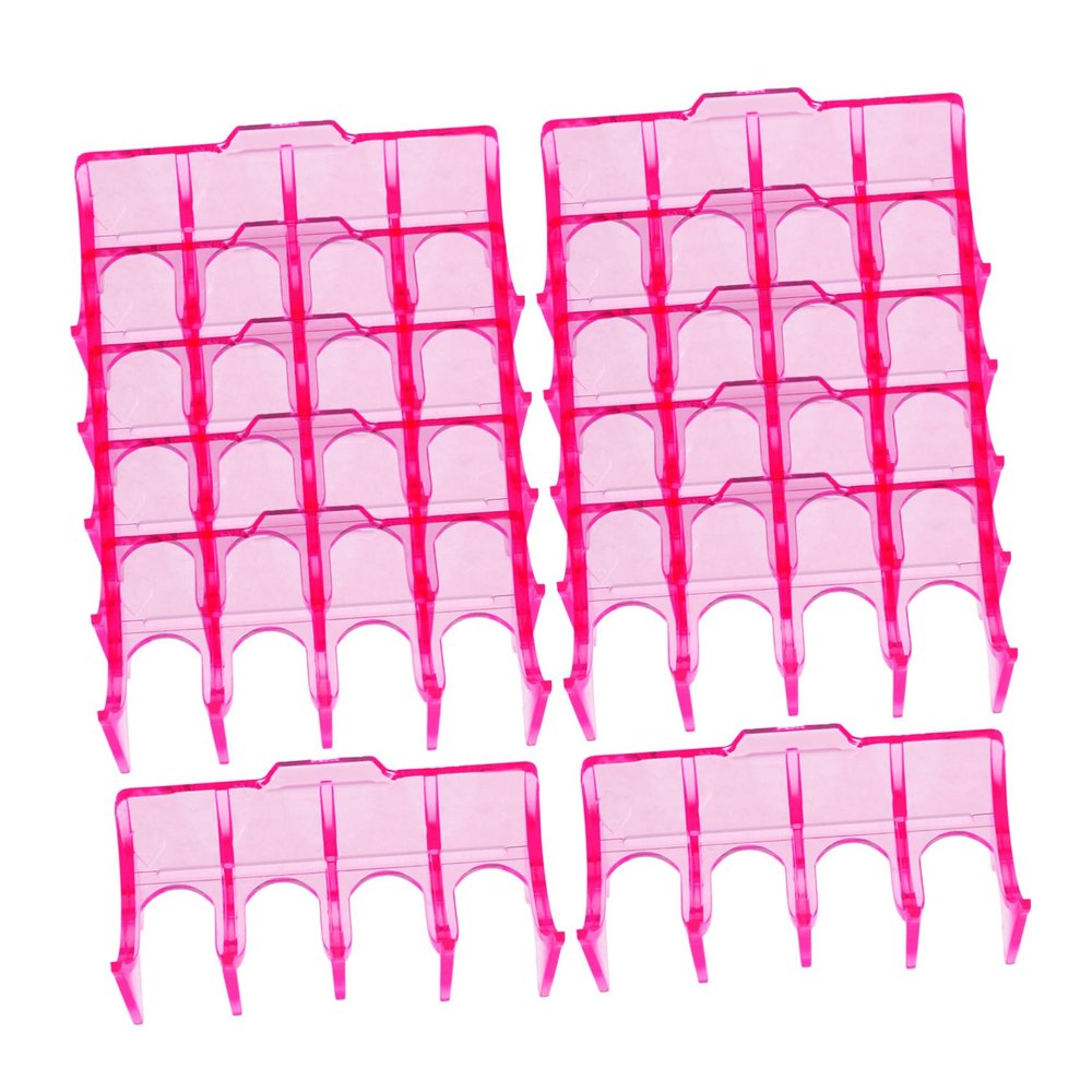 Didiseaon 12pcs Heat Resistant Hair Curling Rods Holder Professional Storage Stand for Salon Hair Perm Tools Lightweight and Durable Design for Safe Hairdressing Use