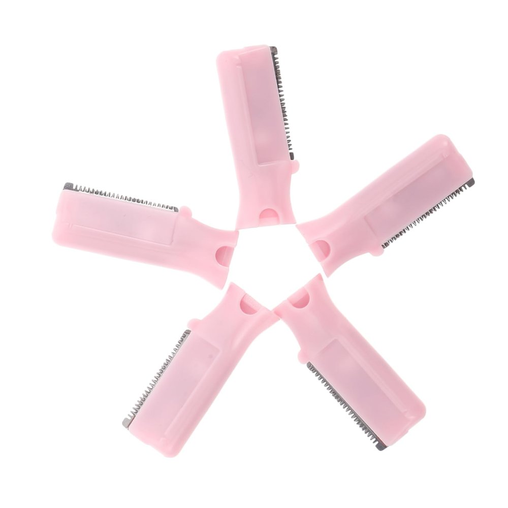 Didiseaon 5Pcs Replacement Eyebrow Blades for Face Shavers Eyebrow Trimmer Blades Hair Removal Accessories Compatible with Facial Razors