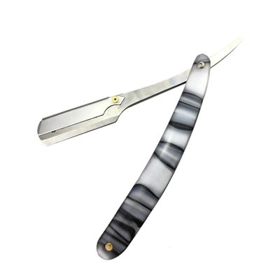 Manual Metal Straight Razor for Men, Vintage Barber Shaving Tool