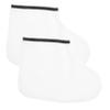 1Pair Beauty Salon Paraffin Wax Cotton Foot Covers Reusable Wax Foot Bags for Moisturizing Foot Spa Wrapping Covers Creamy with Trim view 1