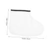 1Pair Beauty Salon Paraffin Wax Cotton Foot Covers Reusable Wax Foot Bags for Moisturizing Foot Spa Wrapping Covers Creamy with Trim view 2