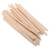 Ipetboom 100Pcs Wooden Sticks for Hair Removal Applicator Tool Edge Waxing Spatula Thickened Design for Body and Eyebrow Waxing view 1