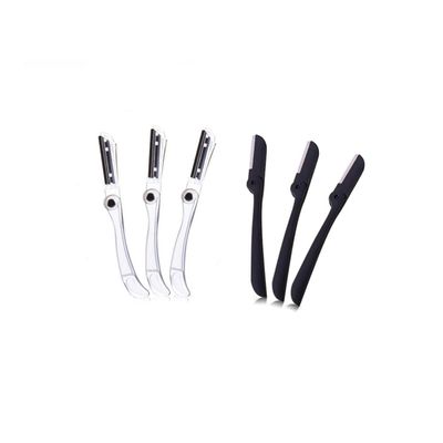 FOMIYES 6pcs Eyebrow Razor Kit for Women Face Hair Remover Dermaplaning Tool Safe and Portable Eyebrow Shaper Professional Makeup Beauty Tool Random Color