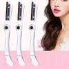 FOMIYES 6pcs Eyebrow Razor Kit for Women Face Hair Remover Dermaplaning Tool Safe and Portable Eyebrow Shaper Professional Makeup Beauty Tool Random Color view 4