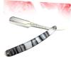 FOMIYES Barber Razor for Men Metal Shaving Razor Manual Razor for Men Safe Shaving Tool for Home Travel view 3