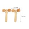 Didiseaon 2pcs Hand Roller Tool for Thigh Leg and Face Portable Manual for Back and Foot Relief Smooth Wooden Design for Enhanced Circulation view 2