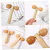 Didiseaon 2pcs Hand Roller Tool for Thigh Leg and Face Portable Manual for Back and Foot Relief Smooth Wooden Design for Enhanced Circulation view 4