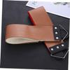 Ipetboom 2pcs Traditional Barber Strop Leather Razor Strop Sharpening Strap for Razor Blade Random Color view 2