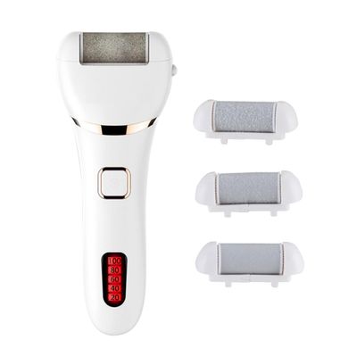 Didiseaon Electric Foot File Exfoliator Kit Rechargeable Callus Remover with Extra Heads Professional Pedicure Tool for Men and Women for Home Foot Care