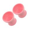 FOMIYES 2pcs Silicone Makeup Brush Cleaner Bowl Brush Cleaner Cup Makeup Cleanser Pad Professional Cleaning Tool Versatile Cleaning Bowl view 1