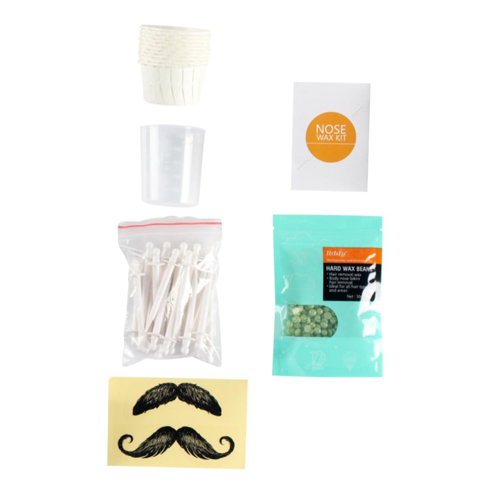 FOYTOKI 1Set Nose Hair Wax Applicator Disposable Wax Wands for Nose Hair Removal Multi Purpose Nose Wax Sticks for Men and Women