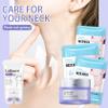 LingHaoLH 2PCS Neck Firming Cream and Neck Mask Set,Non-greasy Tighten Lift Firming Face Cream Skincare Moisturizer, 3 Pieces Deep Moisturizing Masks for Tightening, All Skin Type, 5 Pack view 2