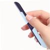 FOMIYES Portable Eyebrow Trimmer Tool with Sliding Cover Stainless Steel Eyebrow Razor for Women Compact Design for Easy Facial Hair Removal for Beginners and view 4