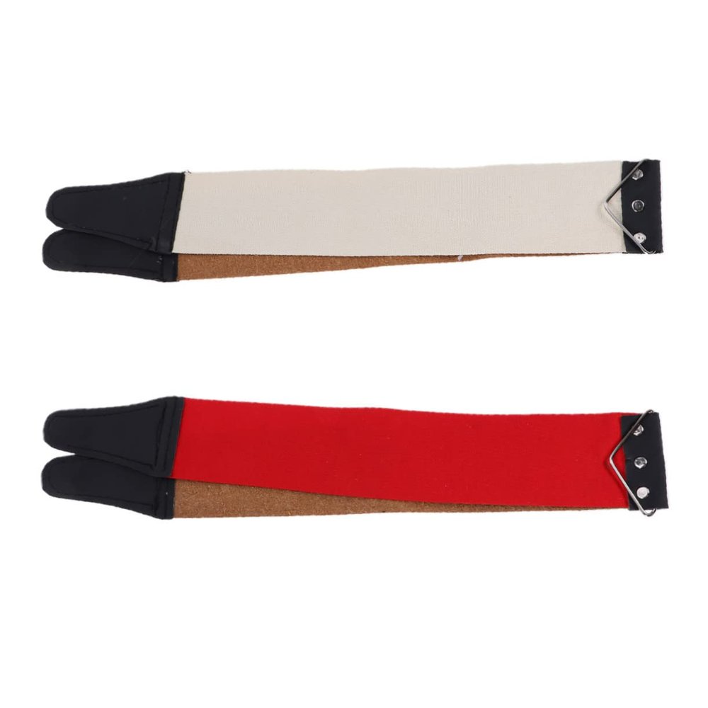 FOMIYES Real Leather Straight Razor Strop Barber Strop Hanging Eyelet for Razor Sharpening Random Color