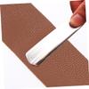 FOMIYES Real Leather Straight Razor Strop Barber Strop Hanging Eyelet for Razor Sharpening Random Color view 3