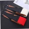 FOMIYES Real Leather Straight Razor Strop Barber Strop Hanging Eyelet for Razor Sharpening Random Color view 4