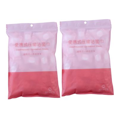 Didiseaon 2bags Microfiber Travel Towel Compressed Facial Hand Towels Portable Soft Disposable Beauty for Travel Outdoor Quick Dry Compressed Tablets