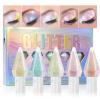 MooGlamor 6 Pcs Liquid Glitter Eyeshadow Set Colorful Eyeliner with Long-Lasting and Waterproof Shinning Eye Shadow Gift for Women Eye Makeup(Diamond C) view 1