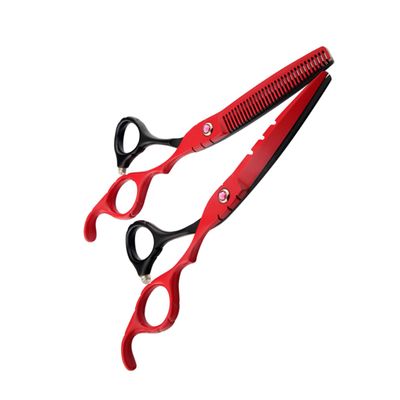 LALADEFIEE 2pcs Hairdressing Scissors Kit Professional Barber Shears Hair Cutting Scissors for Hair Pet Use