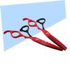 LALADEFIEE 2pcs Hairdressing Scissors Kit Professional Barber Shears Hair Cutting Scissors for Hair Pet Use view 3