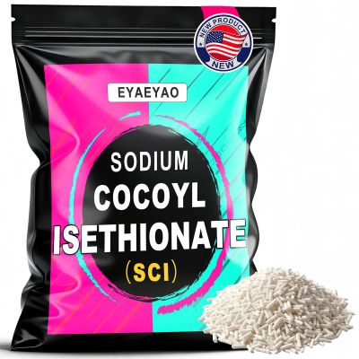 Eyaeyao Sodium Cocoyl Isethionate, 16 oz SCI Powder, Amazing Bubbles, Gentle on Skin, Sodium Cocoyl Isethionate Powder for Making Bath Bombs, Shampoo & Skincare, Soap, Bath Truffles and More (16 oz)