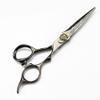 Professional Hair Cutting Shears Professional 6inch Black Damascus Scissor Tiger Hair Cutting Scissors Haircut thinning Barber Cut Shears Hairdressing ScissorsThinning (Set With Bag) view 3