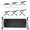 Foldable Pedicure Foot Rest, 6 Heights Adjustable Foldable Non Slip Nail Tech Stool Tool For Home Foot Spa And Innovative Nail Art To Foot Wiping, Shoe Wearing, Bathing, Relaxation view 4
