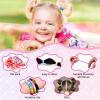 100 Pack Soft Seamless Hair Ties for Little Girls with Long Hair and Long Ponytails (Candy Color) view 2
