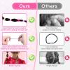 100 Pack Soft Seamless Hair Ties for Little Girls with Long Hair and Long Ponytails (Candy Color) view 3