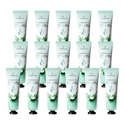 LZYLLS 16PCS Aloe Vera Gel for Face and Body,Hydrating Aloe Vera Gel,Cooling Refreshing After Sun Lotion,Soothing Non-Sticky After Sun Lotion Set,Travel Size Body Skincare Cream, 1.05 Oz