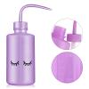 3 PCS Lash Shampoo Brush Sets with 1pcs 250 ML Plastic Satety Lash Tatoo Wash Bottles 2PCS Nose Blackhead Facial Cleaning Brush for Eyelash Extension Supplies (#style 1) view 3