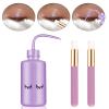 3 PCS Lash Shampoo Brush Sets with 1pcs 250 ML Plastic Satety Lash Tatoo Wash Bottles 2PCS Nose Blackhead Facial Cleaning Brush for Eyelash Extension Supplies (#style 1) view 4