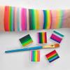 Rainbow Face Paint Kit Split Cake Face Paint Set with Brushes Professional For Adults Water Activated Body Paint Palette Halloween, Carnival & Easter Makeup Washable Face Paint view 4