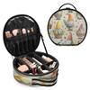 Takiito Easter Eggs Gnomes Travel Makeup Case Portable Makeup Box Artist Cosmetic Case Organizer With Adjustable Dividers view 2