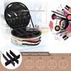 Takiito Flower in Meadow Travel Makeup Case Portable Makeup Box Artist Cosmetic Case Organizer With Adjustable Dividers view 4